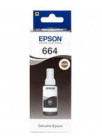 Оригінальне чорнило Epson (№ 664) L110/L210/L355/L555/L1300 (Black) 70ml (C13T66414A)