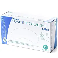 Перчатки латексные текстурированные без пудры Medicom Safe-Touch (5,5 г) 100 шт Белый XL (1123-E)