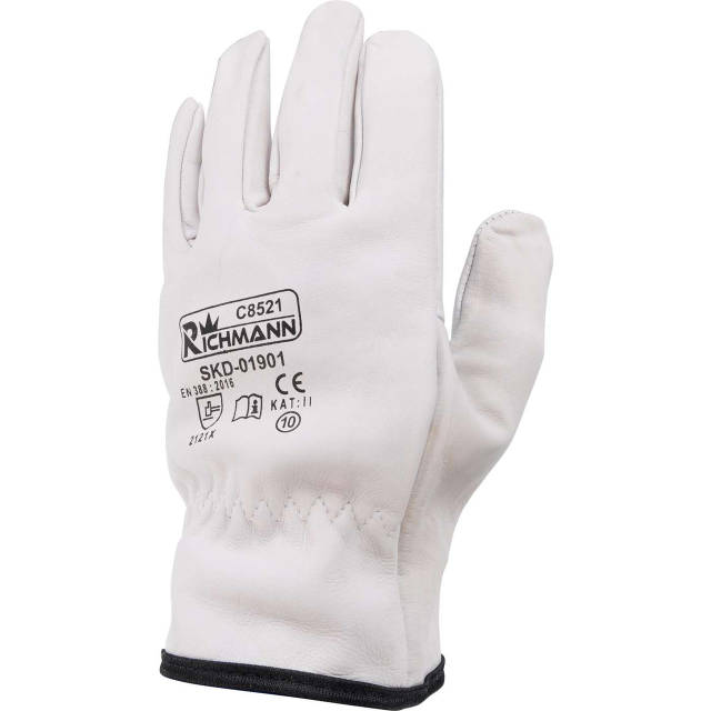 Перчатки рабочие кожаные р. 10, C8521/SDK-01901, цена: 214