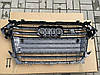 Решітка радіатора Audi A4 B8 (11-15) рестайл стиль S4 (срібло), фото 6