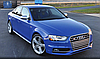 Решітка радіатора Audi A4 B8 (11-15) рестайл стиль S4 (срібло), фото 3