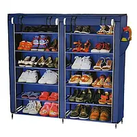 Тканевый шкаф для хранения обуви Shoe Cabinet 118х30х120 см