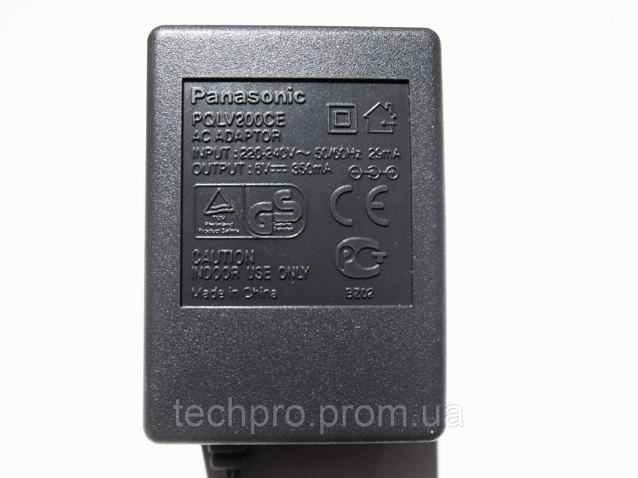 Блок Питания IP-телефона Panasonic (PQLV200CE) 6V 350mA - фото 3 - id-p1913651286