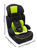 Автокрісло Bauerkraft 9-36 кг - Лайм x-183 Limonka, фото 3
