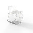 Бокс (диспенсер) з оргскла 200х180х180 мм відкритий ACRY, фото 7