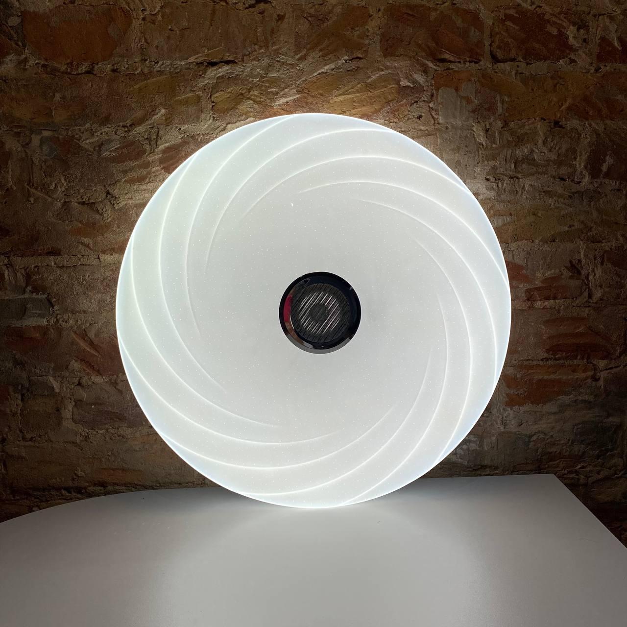 LED Світильник з пультом RGB + bluetooth колонка LU-RONA MOZART-80W LUMANO