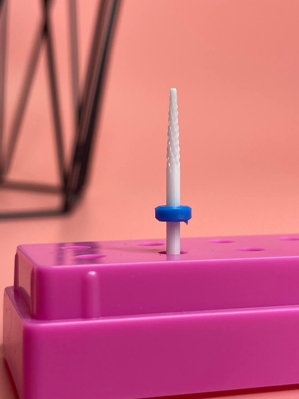 Керамічна фреза для зняття матеріалу, голка синя HABIBI, фото 1