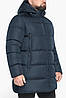 Куртка чоловіча зимова міська колір темно-синій модель 63957, фото 6