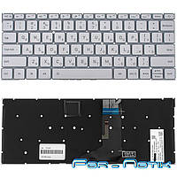 Клавиатура для ноутбука XIAOMI (Xiaomi: 12.5") rus, silver, подсветка клавиш (ОРИГИНАЛ)
