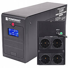 Джерело аварійного живлення UPS Powermat PM1211 2000 VA 1200 W