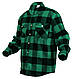 Чоловіча сорочка фланелева Буффало Heavyweight Buffalo Plaid Flannel Shirt колір зелена Rotcho USA, фото 3