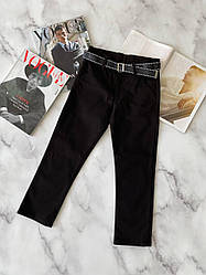 Чорні класичні штани для хлопчика до школи 491 STAR, Черный, Для мальчиков, Весна Осень, 116