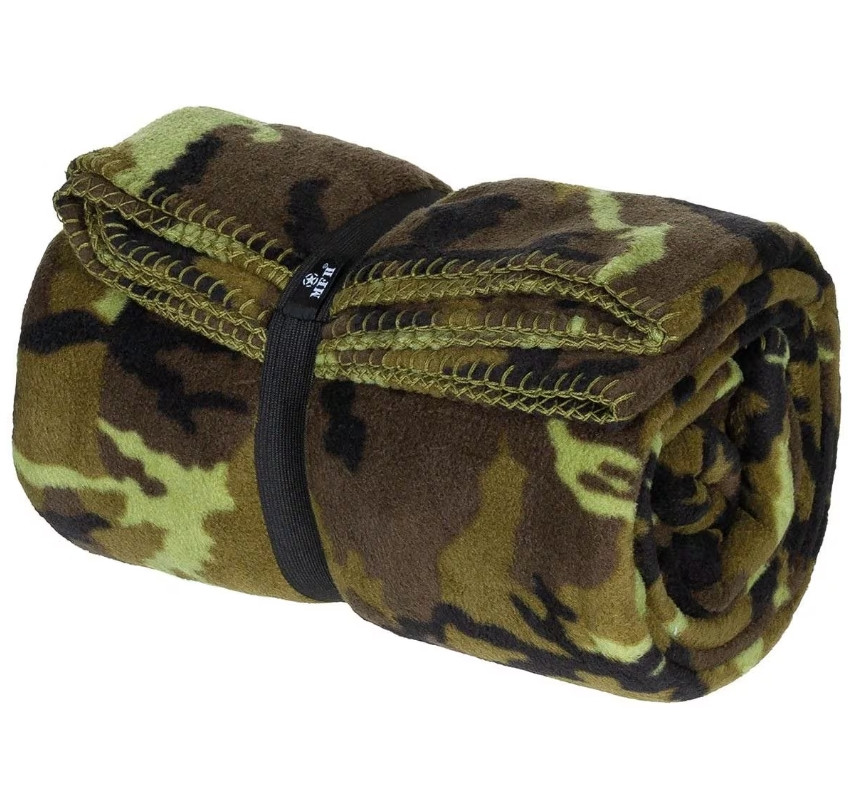 Ковдра флісова тепла MFH 200 x 150 см M95 CZ Camo 32340J, фото 1