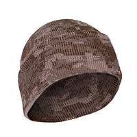 Шапка мужская зимняя камуфляжная с заворотом Desert Digital Deluxe Camo Watch Cap акриловая Rothco USA