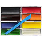 Пластилін на восковій основі з ножем 8 кольорів Захоплення вага 128 г Гамма в упаковці 2 шт, фото 3