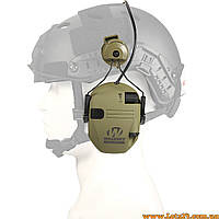 Активні навушники на шолом каску FAST Walker's Razor Slim тактичні стрільці з шумозаглушенням для стрільців мисливців армії ФАСТ