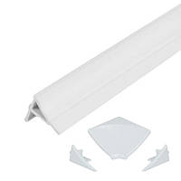 Набір декоративні планки для піддона та ванни (2x1м) + з'єднання + 2 ковпачки Qtap WCS031