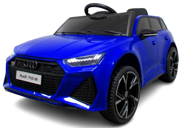 Дитячий автомобіль кабріолет на акумуляторі AUDI RS6 GT Синій EVA