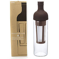 Пляшка Cold Brew Bottle 750 мл Hario Коричнева Coffee Dripper