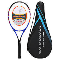 Ракетка для большого тенниса Weinixun Pro Fit 300B с чехлом Black-Blue