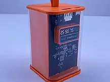 Повербанк Power Bank Cyberpunk 50000mAh Жовтогарячий, Зовнішній акумулятор на 50000mAh, фото 6