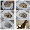 Накладка на унітаз для котів Citi Kitty Cat Toilet Training 8631 White, фото 3
