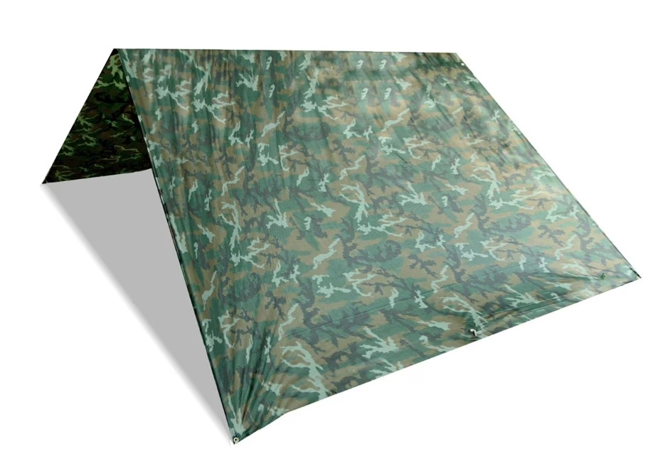 Тент кемпінговий MFH Tarp 3x3 м Woodland 32423T, фото 1