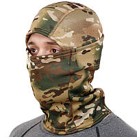 Подшлемник балаклава тактическая с флисом Zelart Military Rangers Heroe 9262 Camouflage Multicam