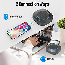 Гучний зв'язок ANSTEN Bluetooth, динамік для конференцій із мікрофонами, Amazon, Німеччина, фото 3