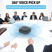 Гучний зв'язок ANSTEN Bluetooth, динамік для конференцій із мікрофонами, Amazon, Німеччина, фото 2