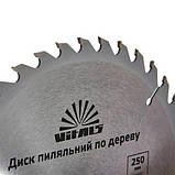 Диск пиляльний Vitals для дерева 250x30/25.4, ATB 40, фото 3