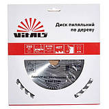 Диск пиляльний Vitals для дерева 250x30/25.4, ATB 40, фото 5