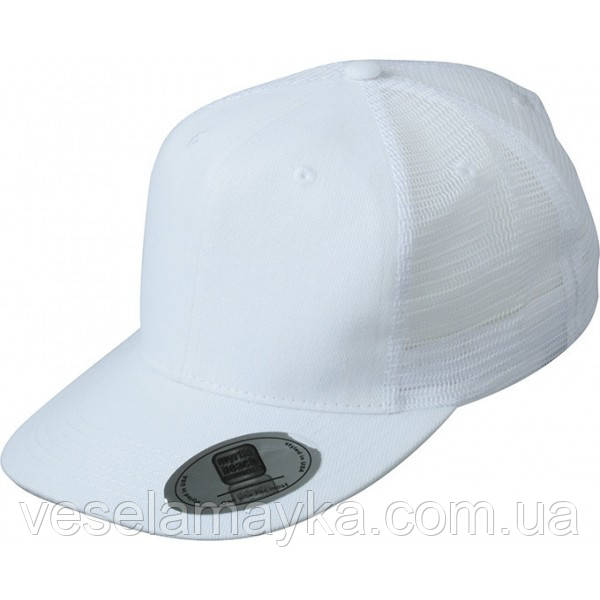 Білий сніпбек із сіточкою (Snapback)