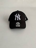 Бейболка 47 brand NEW YORK YANKEES з чорною сіткою one size чорна (0364)