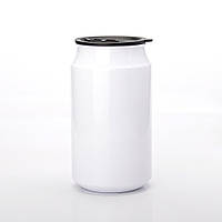 Банка металева сублімаційна Cola 450 мл Біла