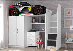 Ліжко горище МАШИНА Bed Room 1