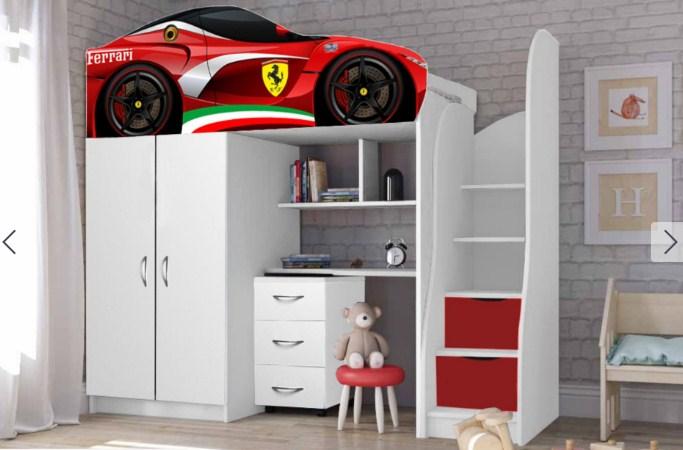 Ліжко горище МАШИНА Bed Room 1