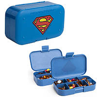 Таблетница SmartShake Pill Box Organizer 2-Pack DC Supermen