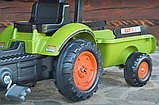 Дитячий трактор на педалях з причепом, переднім ковшем Falk 2040AM CLAAS ARION, фото 6