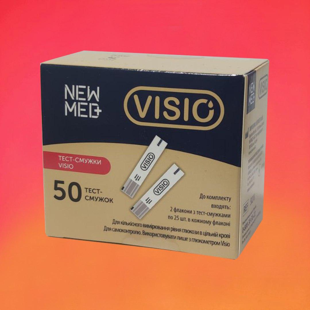 Тест смужки НьюМед Візіо (Visio New Med) — 50 шт.