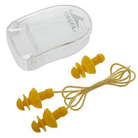 Беруши для плавания в пластиковом футляре Zelart Yingfa Fit R086 Yellow