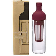 Пляшка Cold Brew Bottle 750 мл Hario Червона журавлина Coffee Dripper