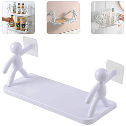 Підвісна полиця для ванної кімнати (31,5х13,5х13см) / Поличка, що самоклеїться для приладдя