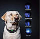 Електричний нашийник для дресування собак Водонепроникний перезаряджуваний 800 м пульт РК дисплей, фото 6