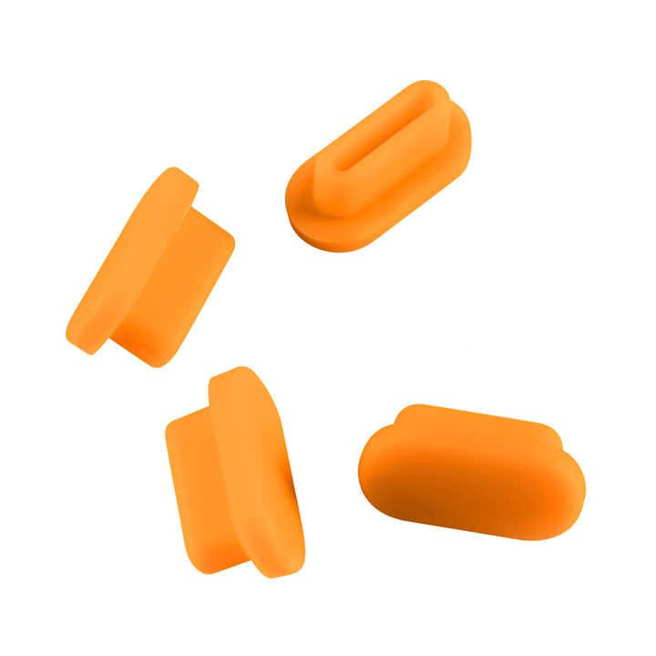 Заглушка Type C от пыли, силиконовая 1 шт, Оранжевая (ID#1913811441 ...