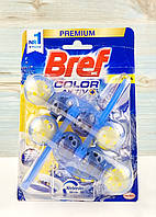 Блок для очищення унітаза з ароматом лимона Bref Color Aktiv 2 шт. Австрія