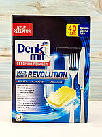 Таблетки для посудомоечных машин Denkmit Geschirr-Reiniger Multi-power Revolution 40шт.
