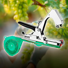 Степлер садовий для підв'язки винограду, овочів та квітів (запасний рем. комплект+10 рул стрічки + 10 000 скоб)