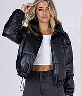 Женская куртка стильная, ткань плащевка, синтепон 200 без капюшона, с карманами 42-44, 44-46