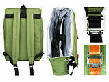 Рюкзак молодіжний світло-зелений Dasfour, фото 2